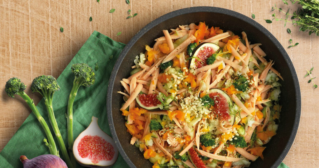 Wurstsalat Hirsch mit Feige