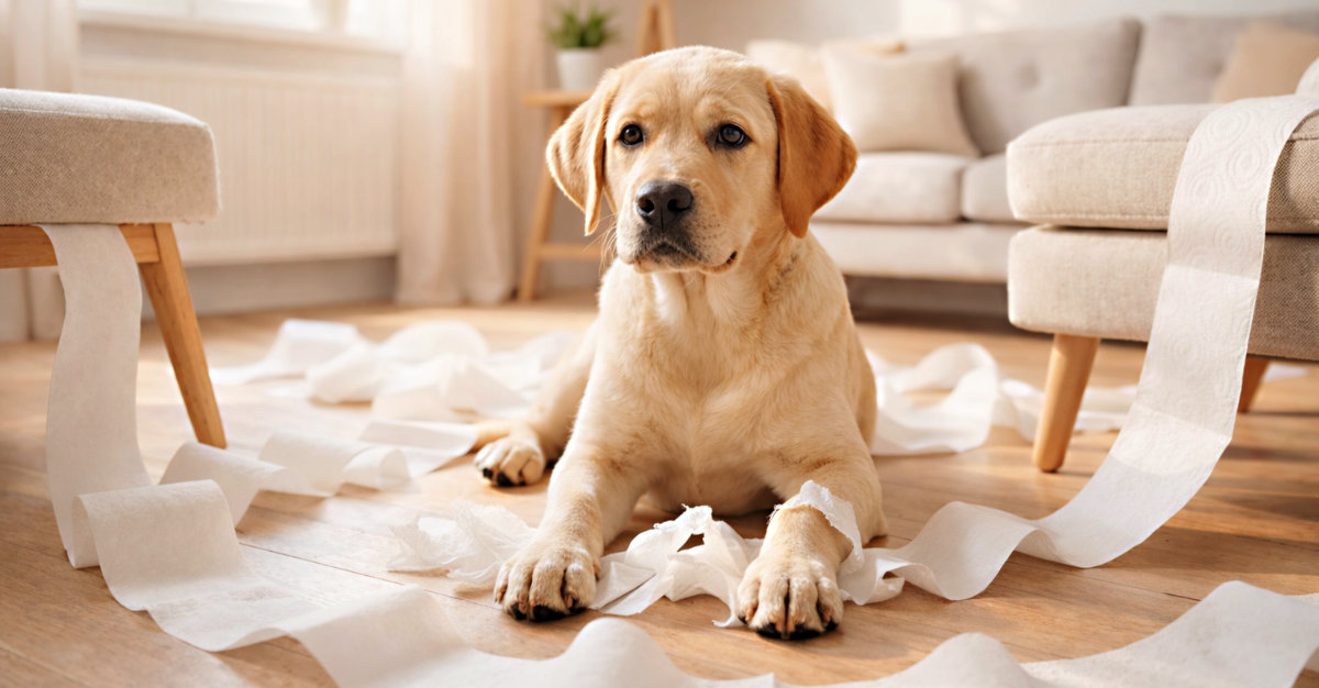 Labrador im Wohnzimmer – Verdauungsprobleme beim Hund