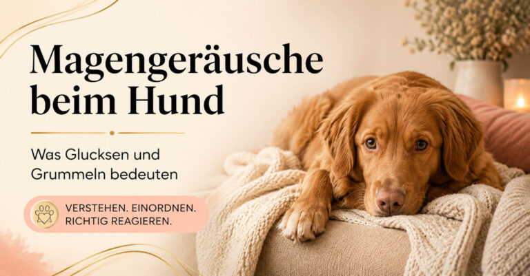 Magengeräusche beim Hund: was der gluckernde Bauch dir sagt