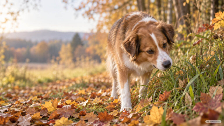 Magenprobleme beim Hund im Herbst: Woher sie kommen und was deinem Hund jetzt guttut