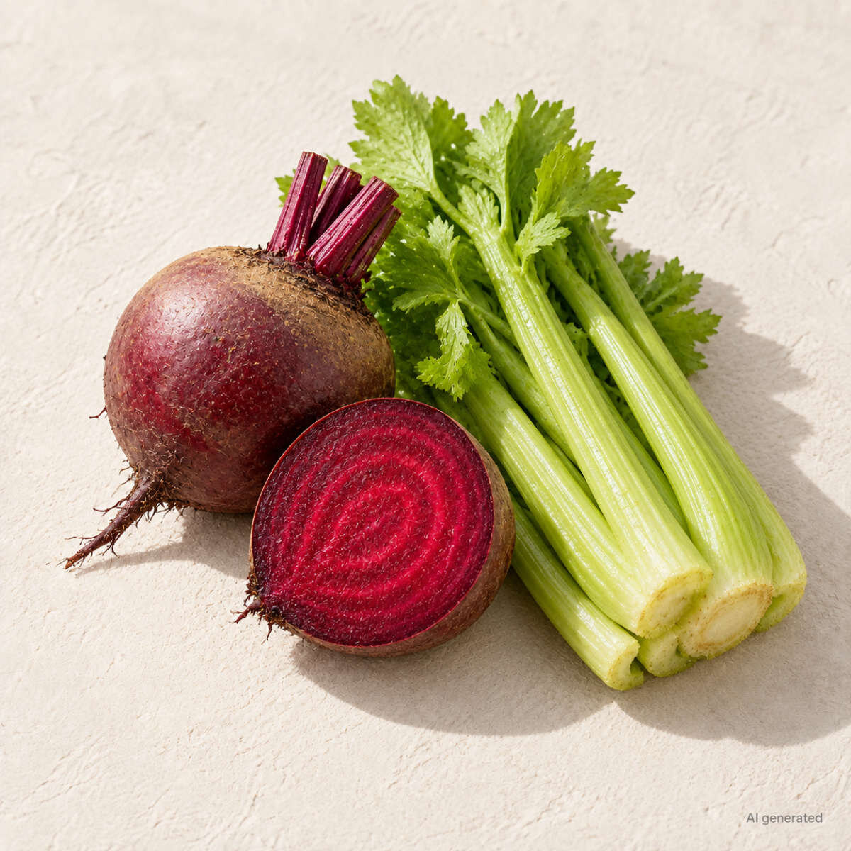 Rote Bete und Sellerie