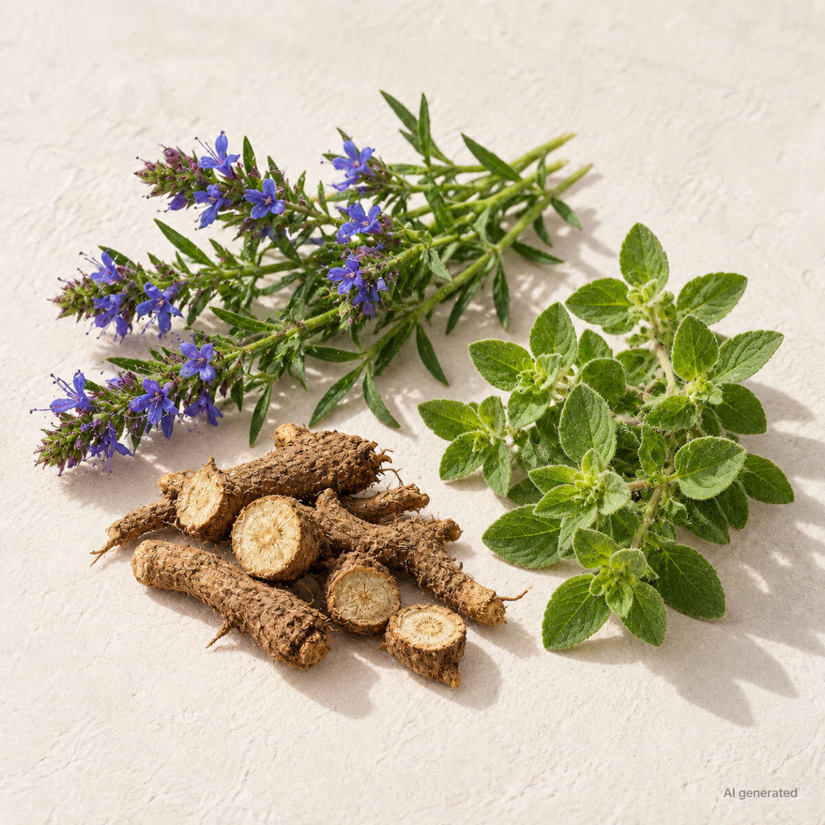 Ysop, Bertram und Oregano