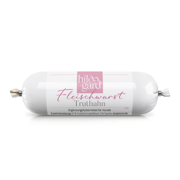 Fleischwurst für Hunde Truthahn (800 g)