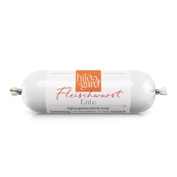 Fleischwurst für Hunde Ente (800 g)