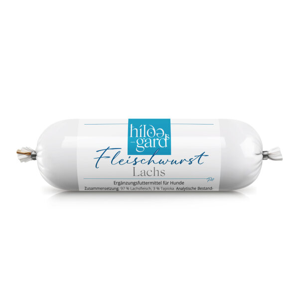 Fleischwurst für Hunde Lachs (800 g)
