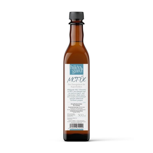 MCT &Ouml;l f&uuml;r Hunde aus Kokosfett 500 ml