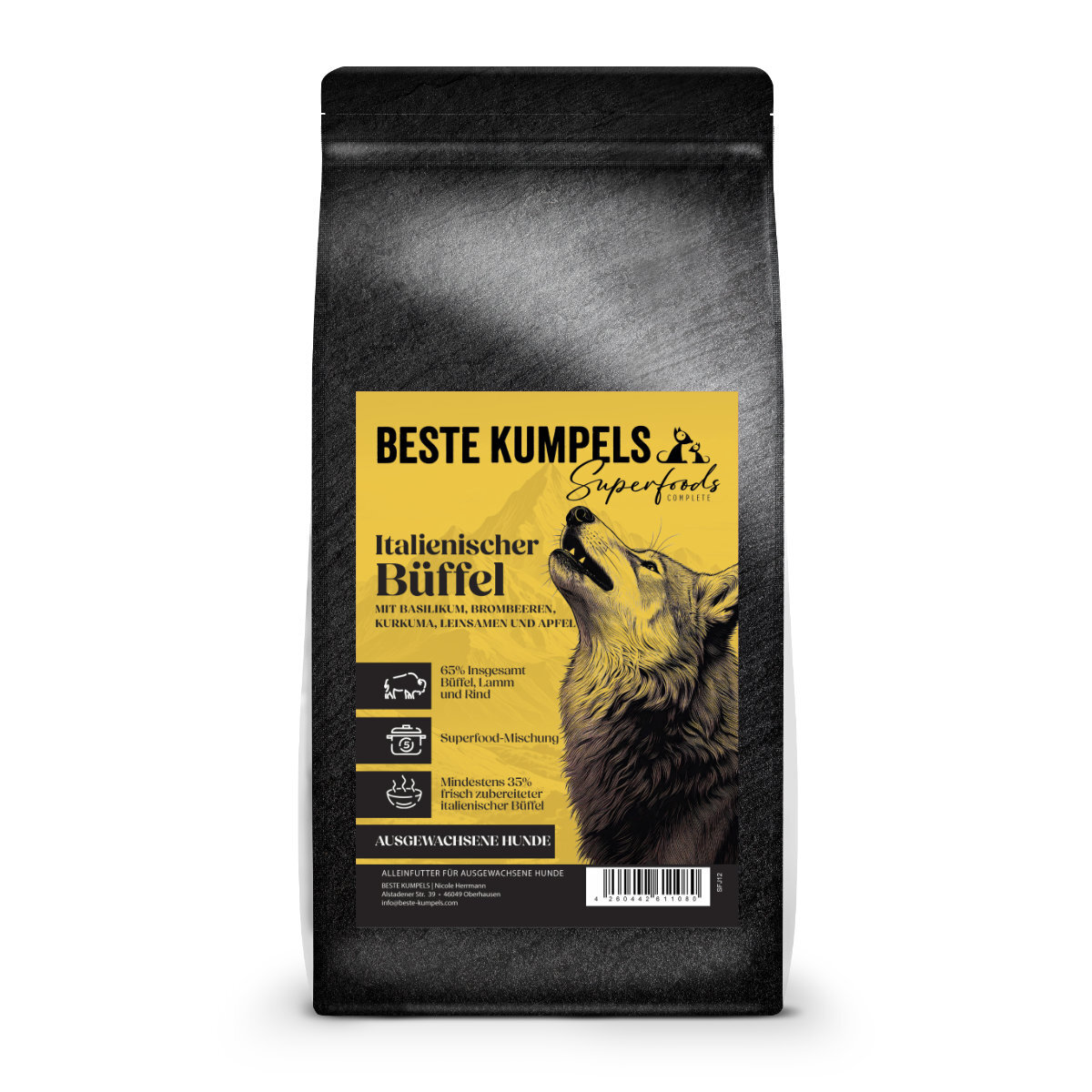 Hundefutter Sensitiv Italienischer Bffel mit Superfoods  getreidefr,  79,99