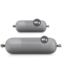 Schwein Complete Menü mit Zucchini, Pastinake & Kräutern