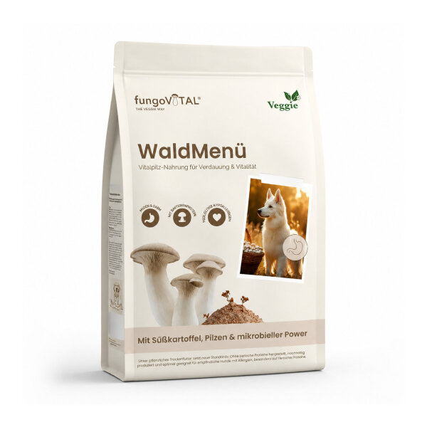 FungoVITAL Waldmenü Trockenfutter für Hunde