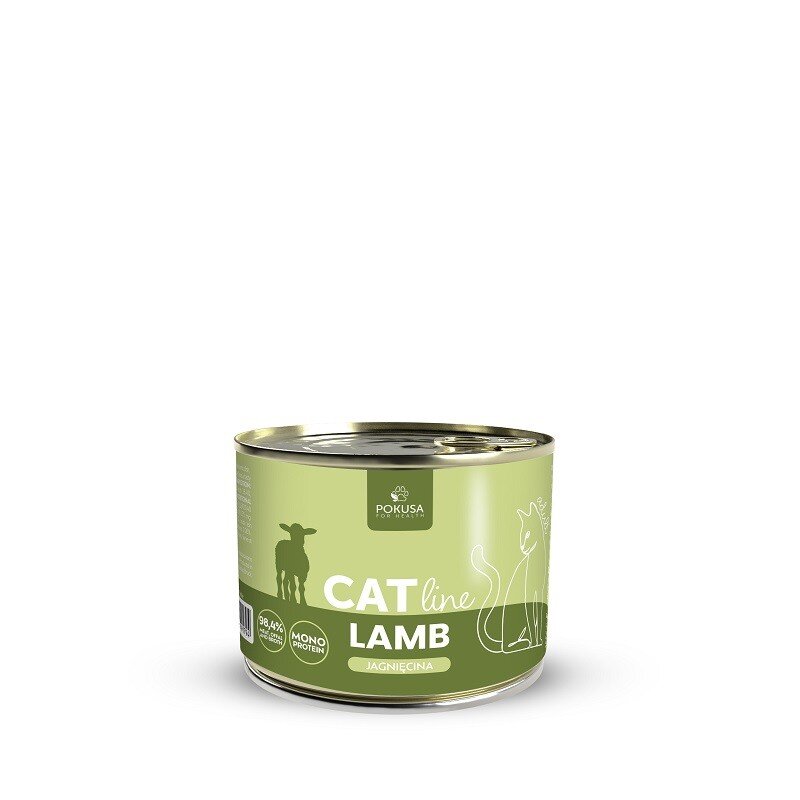 CatLine Lamm  Monoprotein Nassfutter fr ausgewachsene Katzen, 2,19