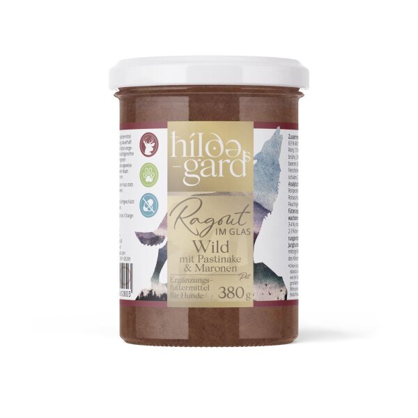 Hildegards Ragout im Glas: Wild mit Pastinake & Maronen