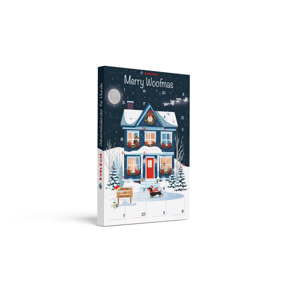 Adventskalender f&uuml;r Hunde Santa's Moonlight Skates