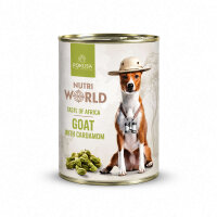 Monoprotein Nassfutter Ziege für Hunde mit Linsen...