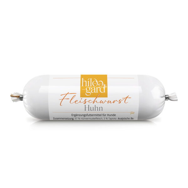 Fleischwurst für Hunde Huhn (400 g)