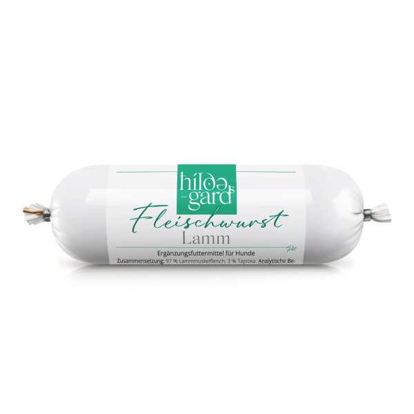 Fleischwurst für Hunde Lamm (200 g)