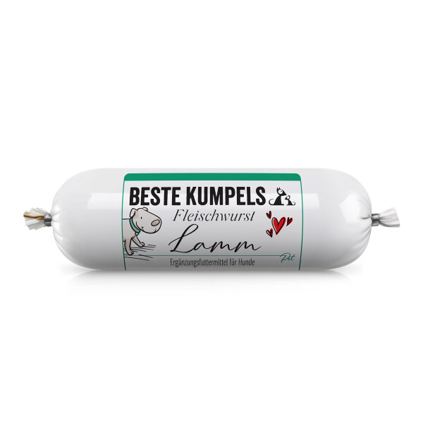 Fleischwurst für Hunde Lamm (400 g)