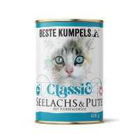 Sensitives Katzenfutter: Nassfutter Seelachs & Pute