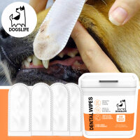 Zähne reinigen beim Hund: Zahn-Fingertücher...